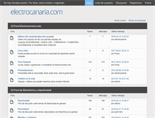 Tablet Screenshot of electrocanaria.com